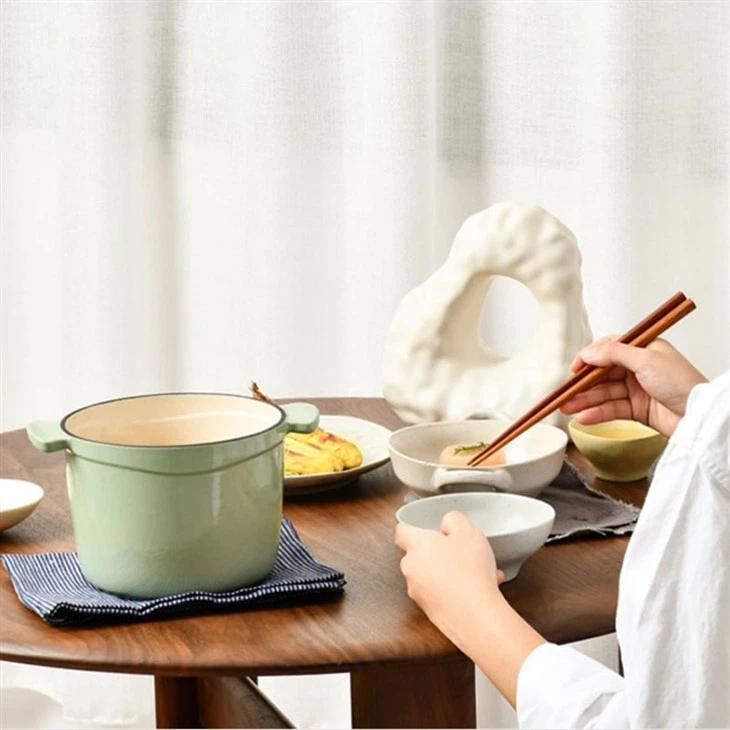 Enamel Cast Iron Milk Pot
